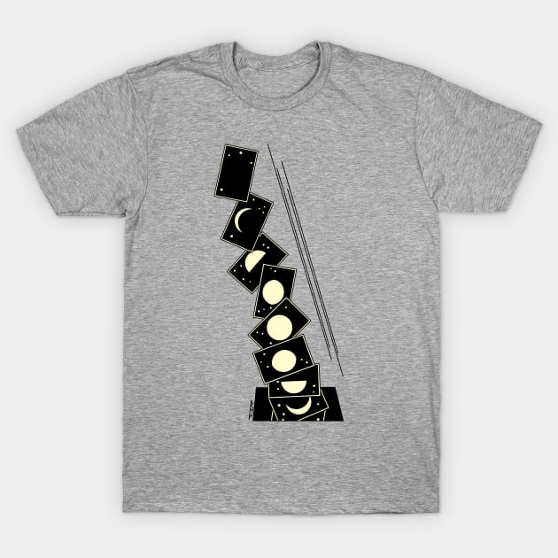 Time Falling Through a Hole T-Shirt by AzureLionProductions